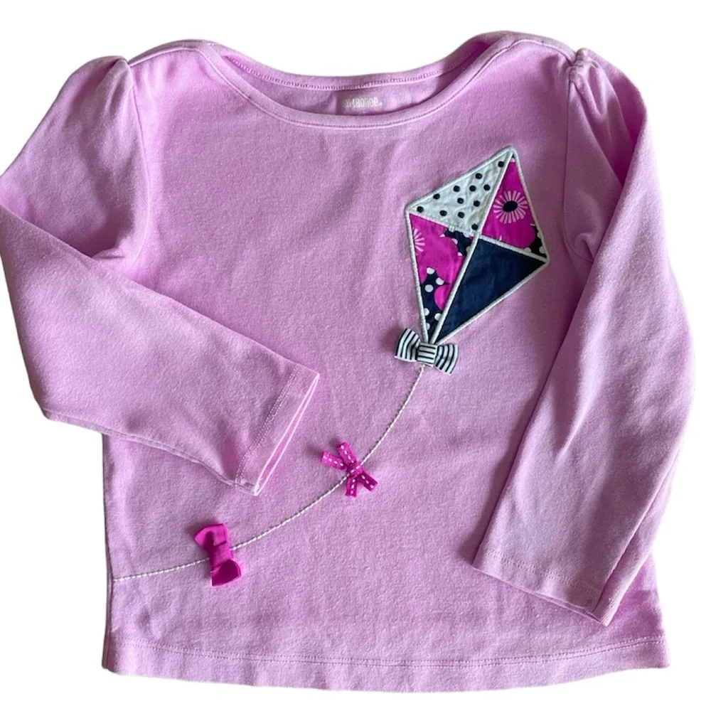 Gymboree White and Pink Girls Tops
